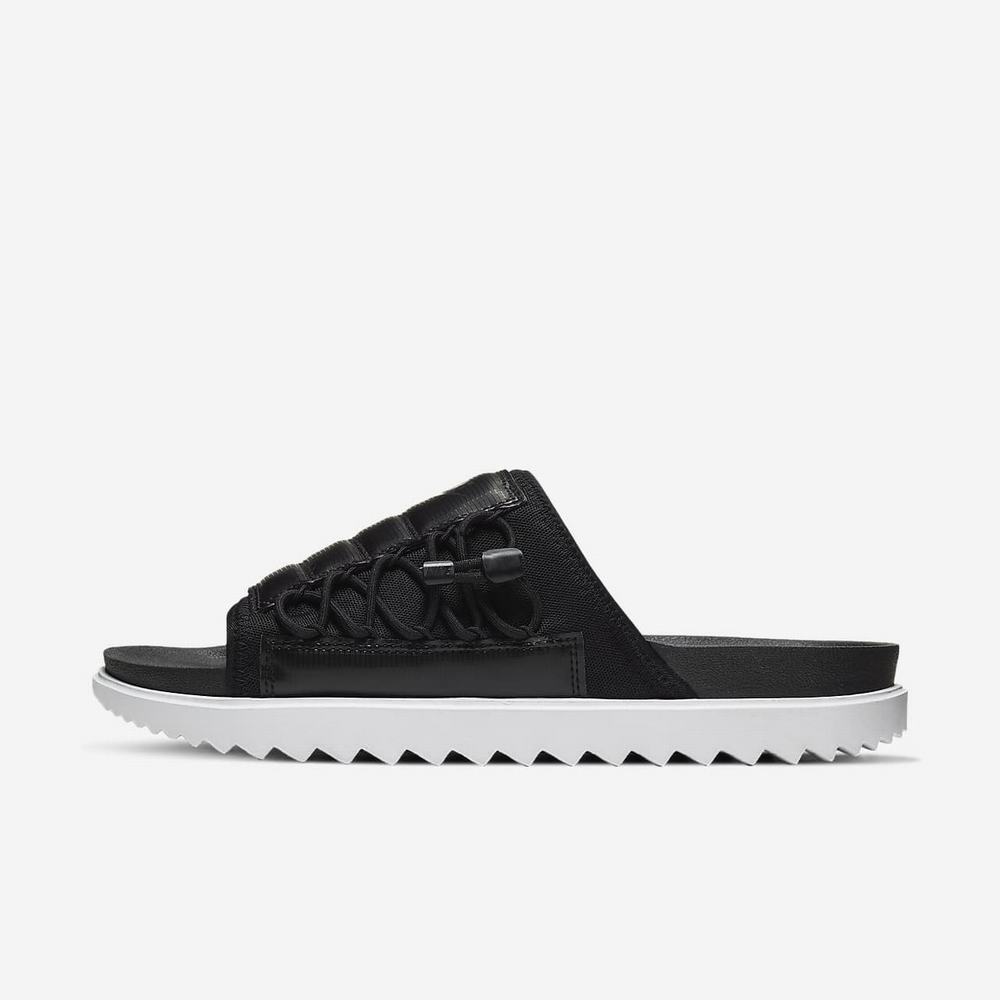 Claquette Nike Asuna Noir 2301-569 Black/White/Anthracite Homme | HAE-58368648